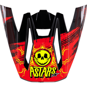 ALPINESTARS VISOR SM5 RASH RED/G (8987023 - 9033 - OS) - DRIVEN Canada's Powersports 80593471752708987023 - 9033 - OS