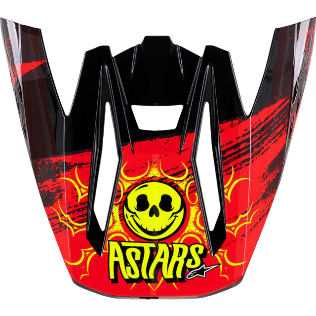 ALPINESTARS VISOR SM5 RASH RED/G (8987023 - 9033 - OS) - DRIVEN Canada's Powersports 80593471752708987023 - 9033 - OS