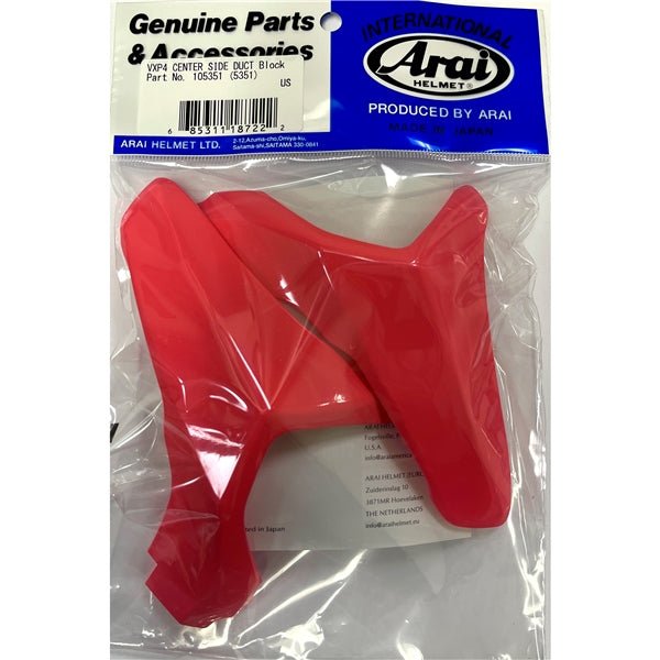 ARAI DUCT CENTER SIDE VXP4 BLOCK (10 - 5351) - DRIVEN Canada's Powersports 68531118722210 - 5351