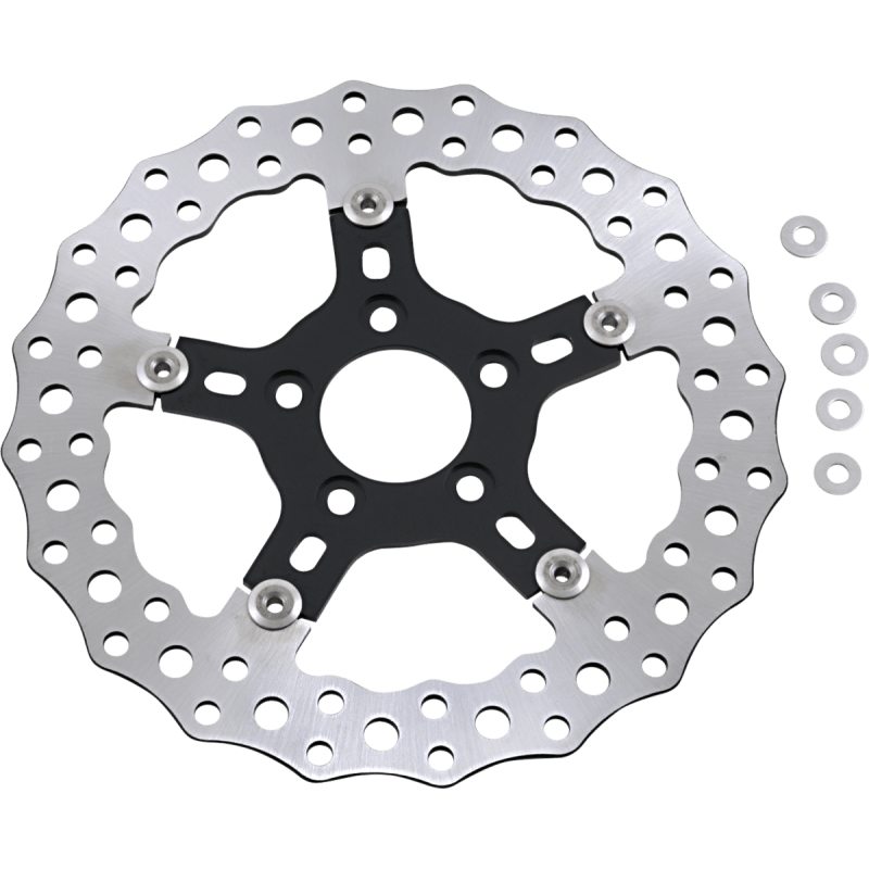 ARLEN NESS 11.8 INCH JAGGED ROTOR REAR DYNA SOFTAIL (02 - 787) - DRIVEN Canada's Powersports 02 - 787