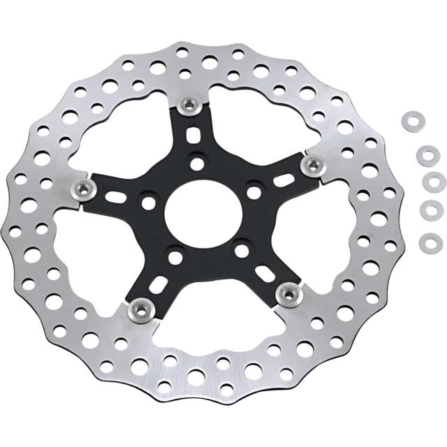 ARLEN NESS 11.8 INCH JAGGED ROTOR REAR DYNA SOFTAIL (02 - 787) - DRIVEN Canada's Powersports 02 - 787
