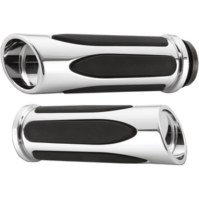 ARLEN NESS COMFORT GRIPS DEEP CUT CHROME FBW (07 - 052) - DRIVEN Canada's Powersports 07 - 052