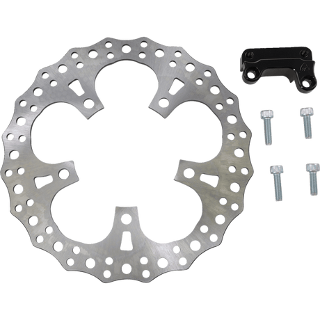 ARLEN NESS ROTOR JAGGED 13" LH FRONT (300 - 012) - DRIVEN Canada's Powersports 300 - 012