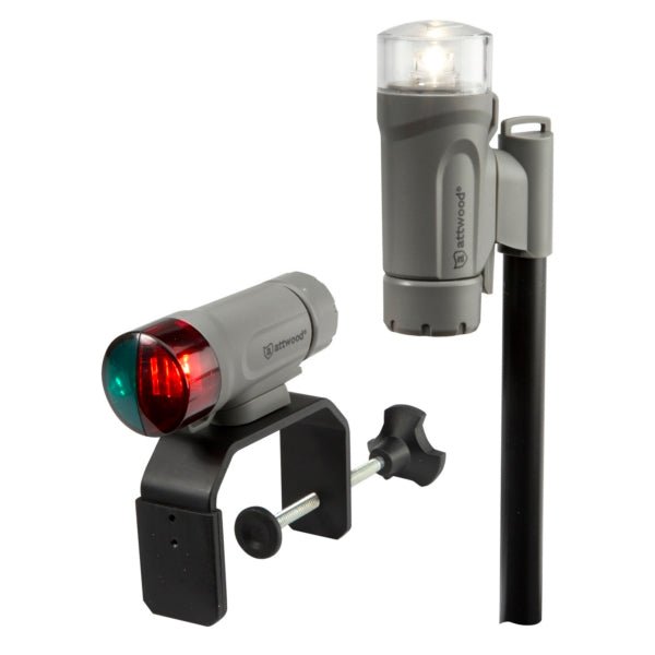 ATTWOOD PORTABLE NAVIGATION LIGHT KIT CLAMP - ON, THREADED POLE - DRIVEN Canada's Powersports 02269714190314190 - 7