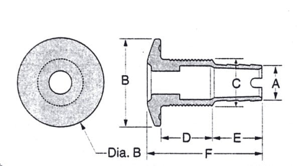 ATTWOOD STRAIGHT THRU - HULL (66540 - 3) - DRIVEN Canada's Powersports 02269766540966540 - 3