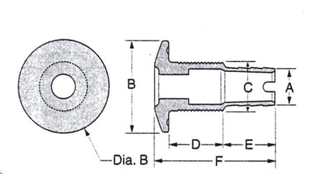 ATTWOOD STRAIGHT THRU - HULL (66540 - 3) - DRIVEN Canada's Powersports 02269766540966540 - 3
