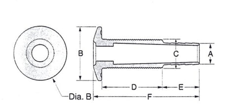 ATTWOOD THRU - HULL (66551 - 3) - DRIVEN Canada's Powersports 02269766551566551 - 3