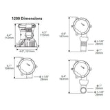 ATTWOOD TSUNAMI MK2 BILGE PUMP (5612 - 7) - DRIVEN Canada's Powersports 0226970241525612 - 7