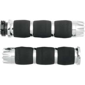 AVON GRIPS AIR CUSHIONED CHROME METRIC TOURING EXCALIBUR (MT - AIR - 90 - CH - EX) - DRIVEN Canada's Powersports 717163837724MT - AIR - 90 - CH - EX