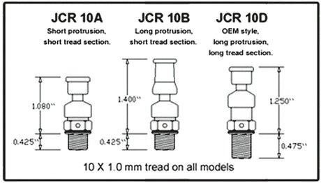 AV&V 10MM DECOMPRESSOR VALVES 1.1 (PR) (JCR - 10A - 2) - DRIVEN Canada's Powersports JCR - 10A - 2