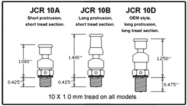 AV&V 10MM DECOMPRESSOR VALVES 1.1 (PR) (JCR - 10A - 2) - DRIVEN Canada's Powersports JCR - 10A - 2