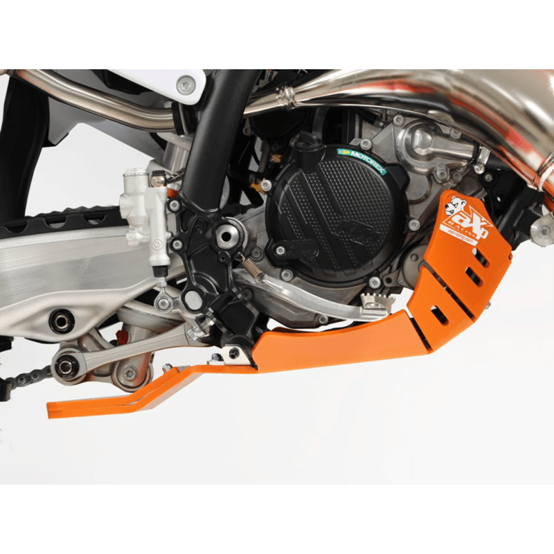 AXP RACING XTR SKIDPLATE 8MM KTM 125 SX - XC - ORANGE (AX1672) - DRIVEN Canada's Powersports AX1672