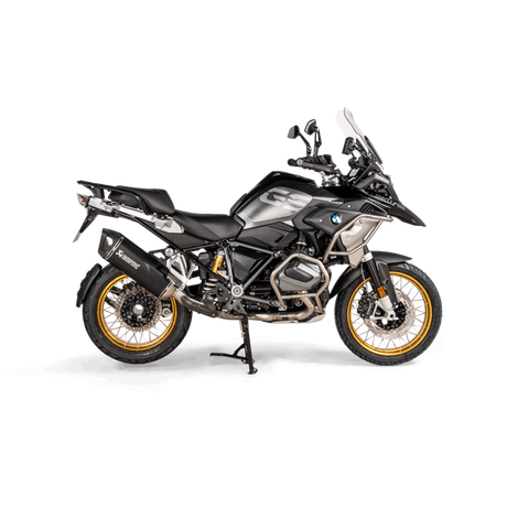 AKRAPOVIC 19-23 R1250GS/ADV UPR FRAME PROT BAR Titanium Application Shot - Driven Powersports