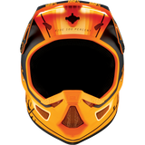 100% STATUS HELMET Topenga Orange/Black Front - Driven Powersports