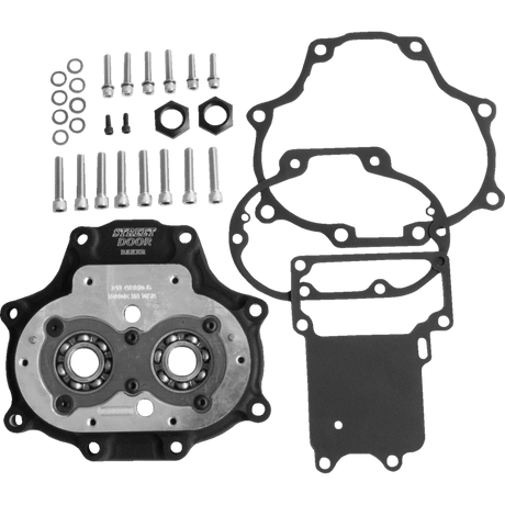 BAKER DRIVETRAIN STREET DOOR ASSEMBLY, BLACK, 2006 - UP DYNA, 2007 - UP BIG TWIN (48403 - 6) - DRIVEN Canada's Powersports 48403 - 6