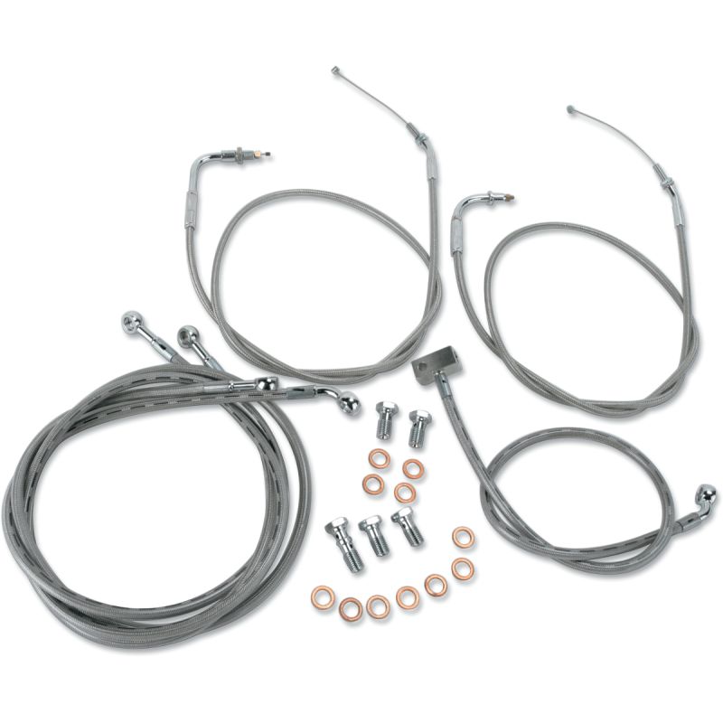 BARON CABLE KIT SS RAIDER +2" (BA - 8025KT - 2) - DRIVEN Canada's Powersports BA - 8025KT - 2
