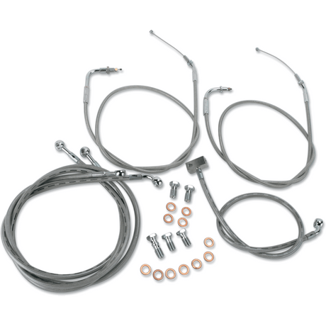 BARON CABLE KIT SS RAIDER +2" (BA - 8025KT - 2) - DRIVEN Canada's Powersports BA - 8025KT - 2
