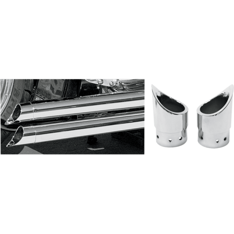 BARON FAMILY JEWELS MINI SCALLOPED EXH TIP EA (BA - 1100 - 02) - DRIVEN Canada's Powersports BA - 1100 - 02