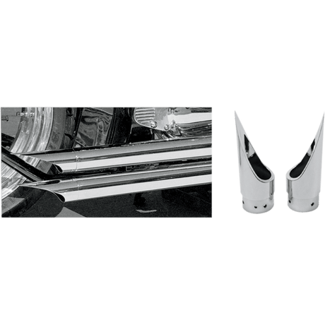 BARON FAMILY JEWELS SCALLOPED EXH TIP EA (BA - 1100 - 01) - DRIVEN Canada's Powersports BA - 1100 - 01