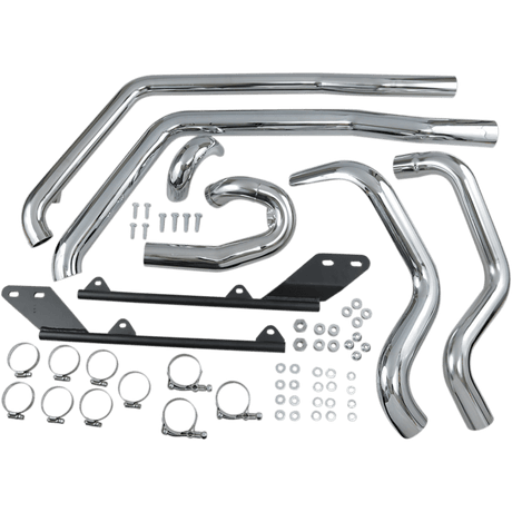 BASSANI XHAUST 07 - 17 FLST/FXST POWER CURVE HEADERS - DRIVEN Canada's Powersports 810594010442SFT - 212