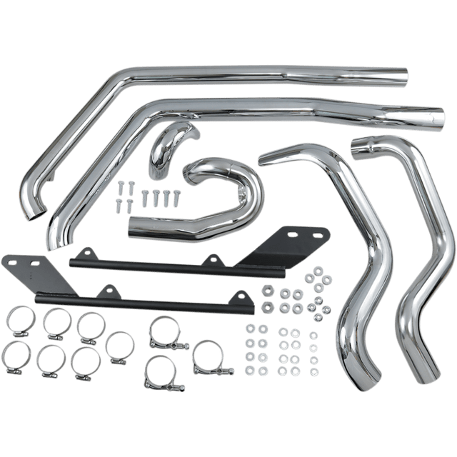 BASSANI XHAUST 07 - 17 FLST/FXST POWER CURVE HEADERS - DRIVEN Canada's Powersports 810594010442SFT - 212
