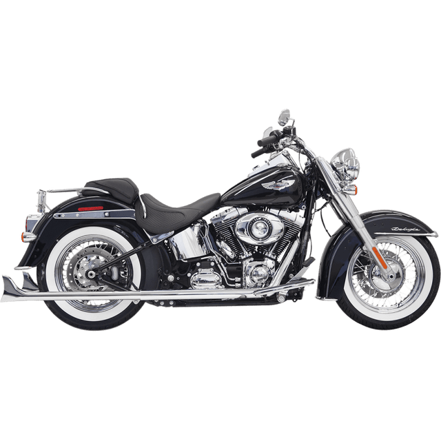 BASSANI XHAUST 07 - 17 SOFTAIL 33" FISHTAIL 2:2 FS NO BAFFLE - DRIVEN Canada's Powersports 8105940169701S26E - 33
