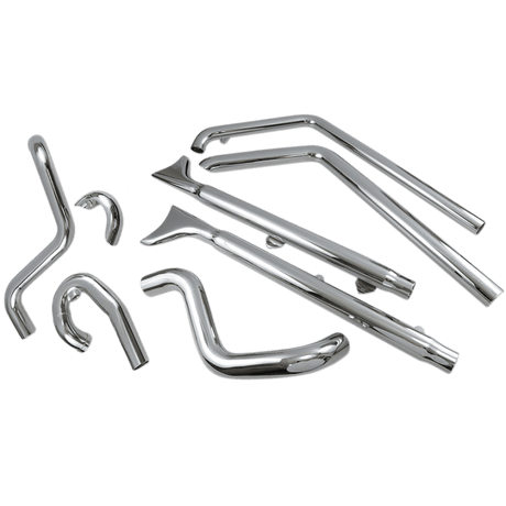 BASSANI XHAUST 07 - 17 SOFTAIL 33" FISHTAIL 2:2 FS W/BAFFLE - DRIVEN Canada's Powersports 1S66E - 33