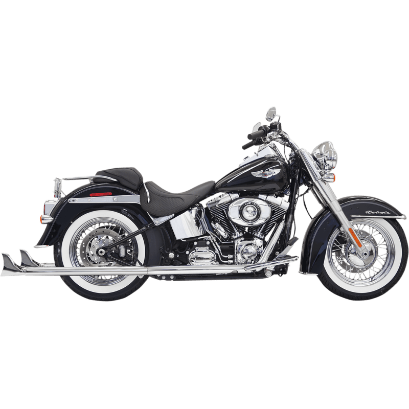 BASSANI XHAUST 07 - 17 SOFTAIL 36" FISHTAIL 2:2 FS W/BAFFLE - DRIVEN Canada's Powersports 1S66E - 36