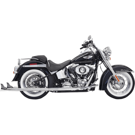 BASSANI XHAUST 07 - 17 SOFTAIL 36" FISHTAIL 2:2 FS W/BAFFLE - DRIVEN Canada's Powersports 1S66E - 36
