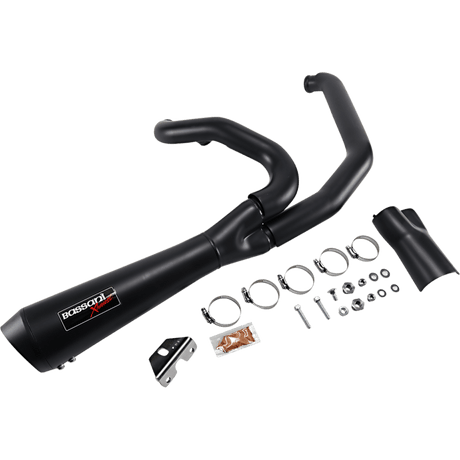 BASSANI XHAUST 17 - 21 FL EXHAUST 2:1 SHORT MEGA - DRIVEN Canada's Powersports 8500074953361F42RB