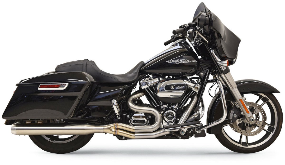 BASSANI XHAUST 17 - 21 FL EXHAUST 2:1 SS STRGHT CAN (1F28SS) - DRIVEN Canada's Powersports 1F28SS