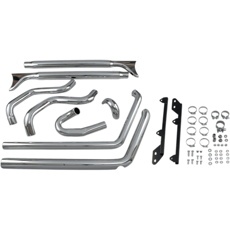 BASSANI XHAUST 07 - 17 SOFTAIL 33" FISHTAIL 2:2 FS NO BAFFLE (1S46E - 33) - DRIVEN Canada's Powersports 8105940186221S46E - 33