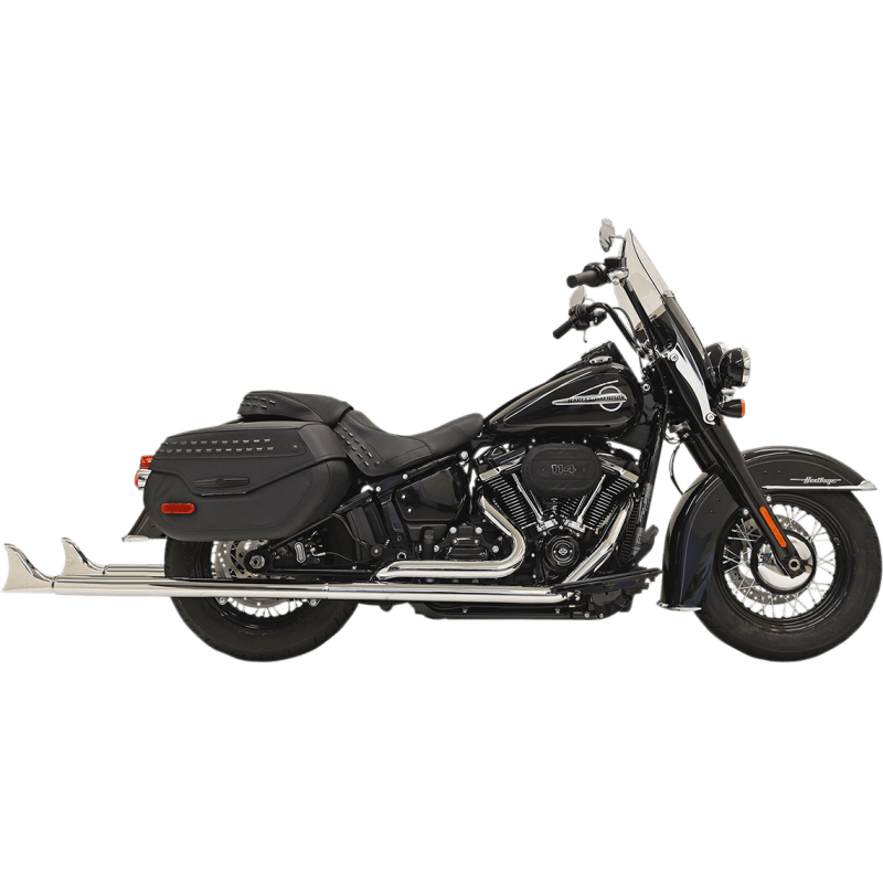 BASSANI XHAUST 18 - 21 SOFTAIL EXHAUST FISH/T 39" N/B (1S86E - 39) - DRIVEN Canada's Powersports 1S86E - 39