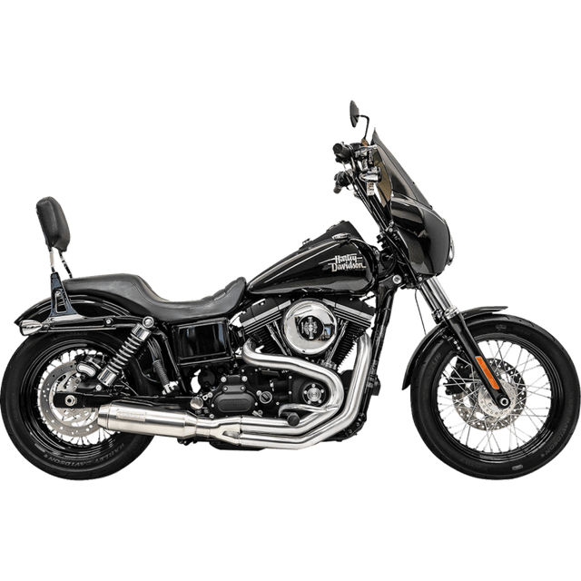 BASSANI XHAUST 2 - INTO - 1 MID - LENGTH SUPER BIKE EXHAUST STAINLESS STEEL (1D4SS) - DRIVEN Canada's Powersports 1D4SS