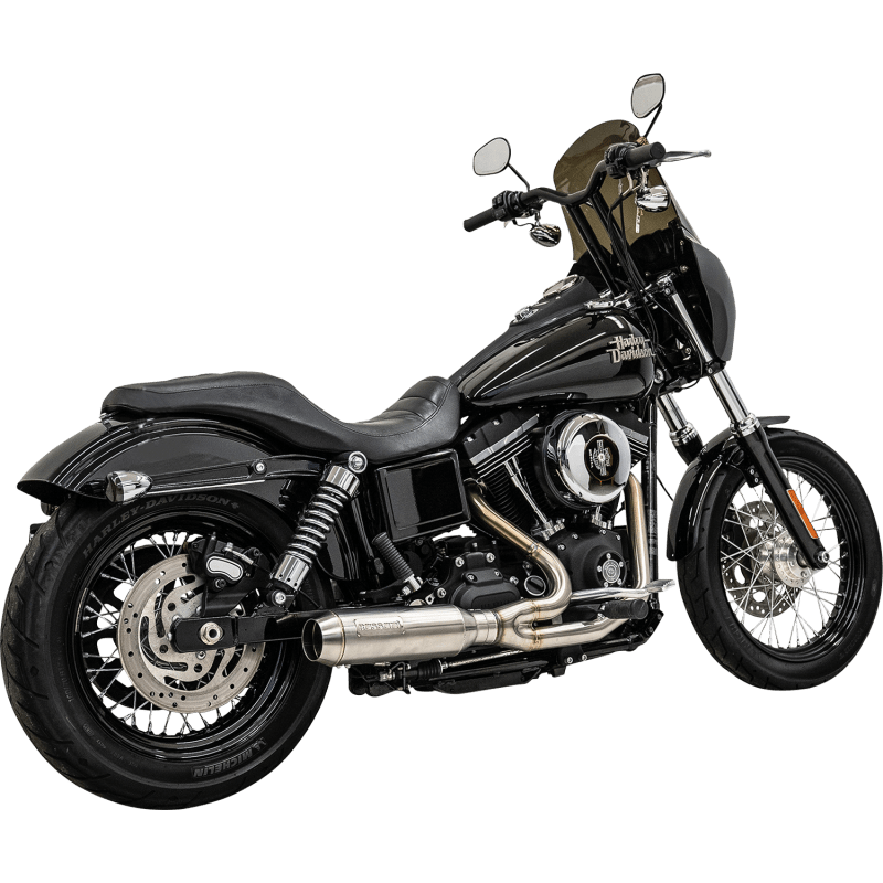 BASSANI XHAUST 2 - INTO - 1 RIPPER EXHAUST W/SUPER MUFFLER STAINLESS STEEL (1D7SS) - DRIVEN Canada's Powersports 1D7SS