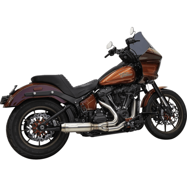 BASSANI XHAUST 2INTO1 SUPER BIKE EXHAUST 4"MUFFLER STAINLESS STEEL (1S77SS) - DRIVEN Canada's Powersports 1S77SS