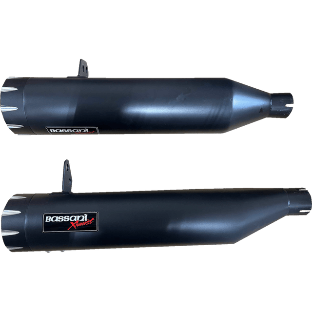 BASSANI XHAUST 4" SLIP ON MUFFLERS - DRIVEN Canada's Powersports 8CH17B