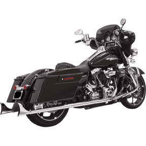BASSANI XHAUST 95 - 16 FLH/FLT 33" FISHTAIL SO CH*2 W/BAFFLE (1F27E33) - DRIVEN Canada's Powersports 8105940188201F27E33