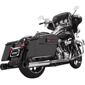 BASSANI XHAUST 95 - 16 FLH/FLT DNT 4" SO STR CHR/BLK*2 (1F7DNT5) - DRIVEN Canada's Powersports 8105940187381F7DNT5