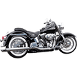 BASSANI XHAUST 99 - 17 SOFTAIL 3" SLASHCUT SO CHROME*2 (31117B) - DRIVEN Canada's Powersports 81059401973531117B