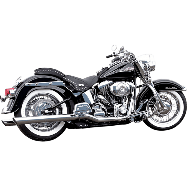 BASSANI XHAUST 99 - 17 SOFTAIL 3" SLASHCUT SO CHROME*2 (31117B) - DRIVEN Canada's Powersports 81059401973531117B