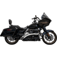BASSANI XHAUST SWEEPER EXHAUST SYSTEM W/SHIELDS CHROME (1F21F) - DRIVEN Canada's Powersports 1F21F