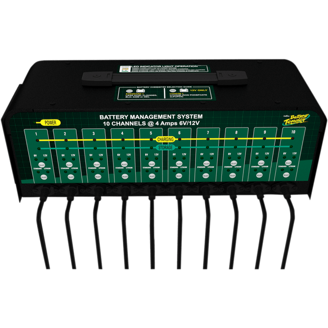 BATTERY TENDER 10 BANK CHARG.12V/6V 4A (021 - 0134 - DL - WH) - DRIVEN Canada's Powersports 734357113419021 - 0134 - DL - WH