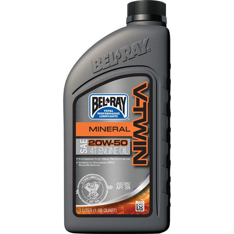 BEL - RAY MINERAL V - TWIN 4T ENGINE OIL 20W50 (1L) (301829150160) - DRIVEN Canada's Powersports 10690509401322301829150160