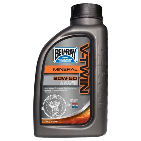 BEL - RAY MINERAL V - TWIN 4T ENGINE OIL 20W50 (1L) (301829150160) - DRIVEN Canada's Powersports 10690509401322301829150160