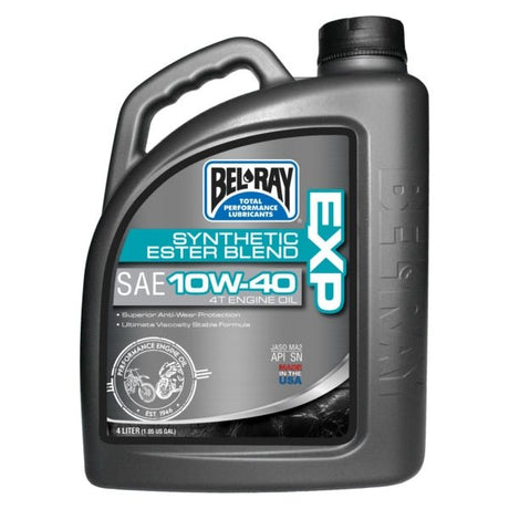 BEL - RAY SEMI - SYNTHETIC EXP 4T ENGINE OIL 10W40 (4L) (301126150185) - DRIVEN Canada's Powersports 10690509200222301126150185