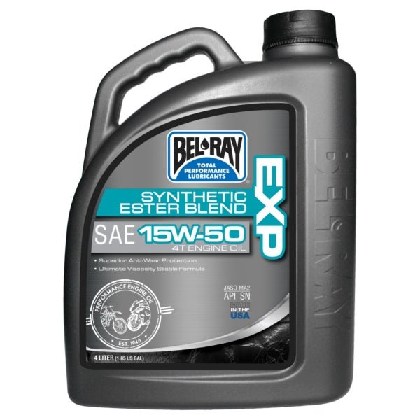 BEL - RAY SEMI - SYNTHETIC EXP 4T ENGINE OIL 15W50 (4L) (301402150185) - DRIVEN Canada's Powersports 10690509200246301402150185