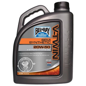 BEL - RAY SEMI - SYNTHETIC V - TWIN 4T ENGINE OIL 20W50 (4L) (301389150185) - DRIVEN Canada's Powersports 10690509401353301389150185