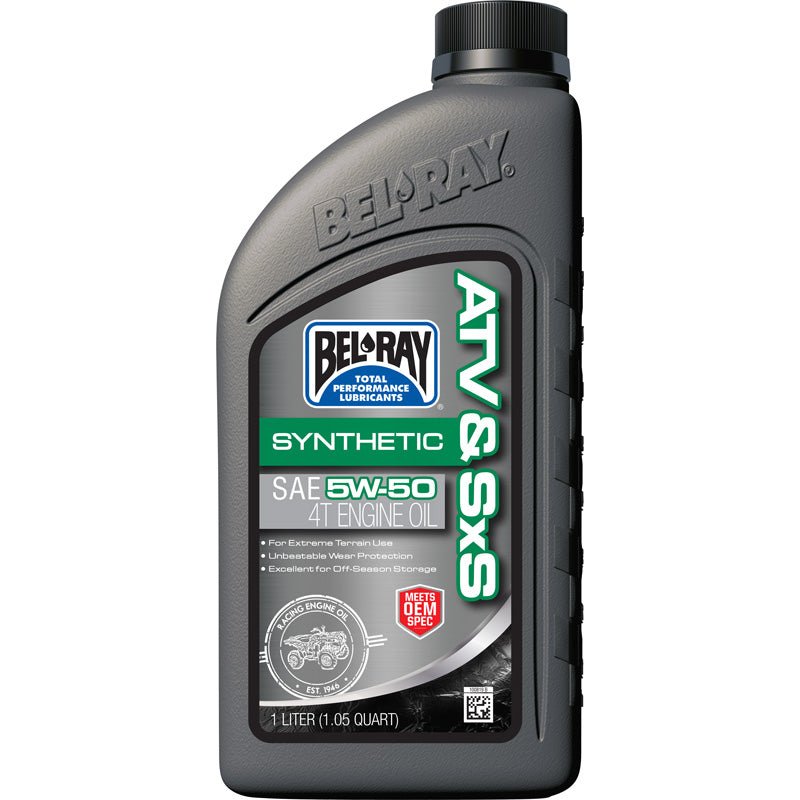 BEL - RAY SYNTHETIC ATV/SXS 4T ENGINE OIL 5W50 (1L) (302664150160) - DRIVEN Canada's Powersports 10690509408468302664150160