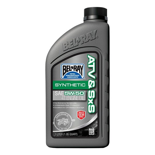 BEL - RAY SYNTHETIC ATV/SXS 4T ENGINE OIL 5W50 (1L) (302664150160) - DRIVEN Canada's Powersports 10690509408468302664150160